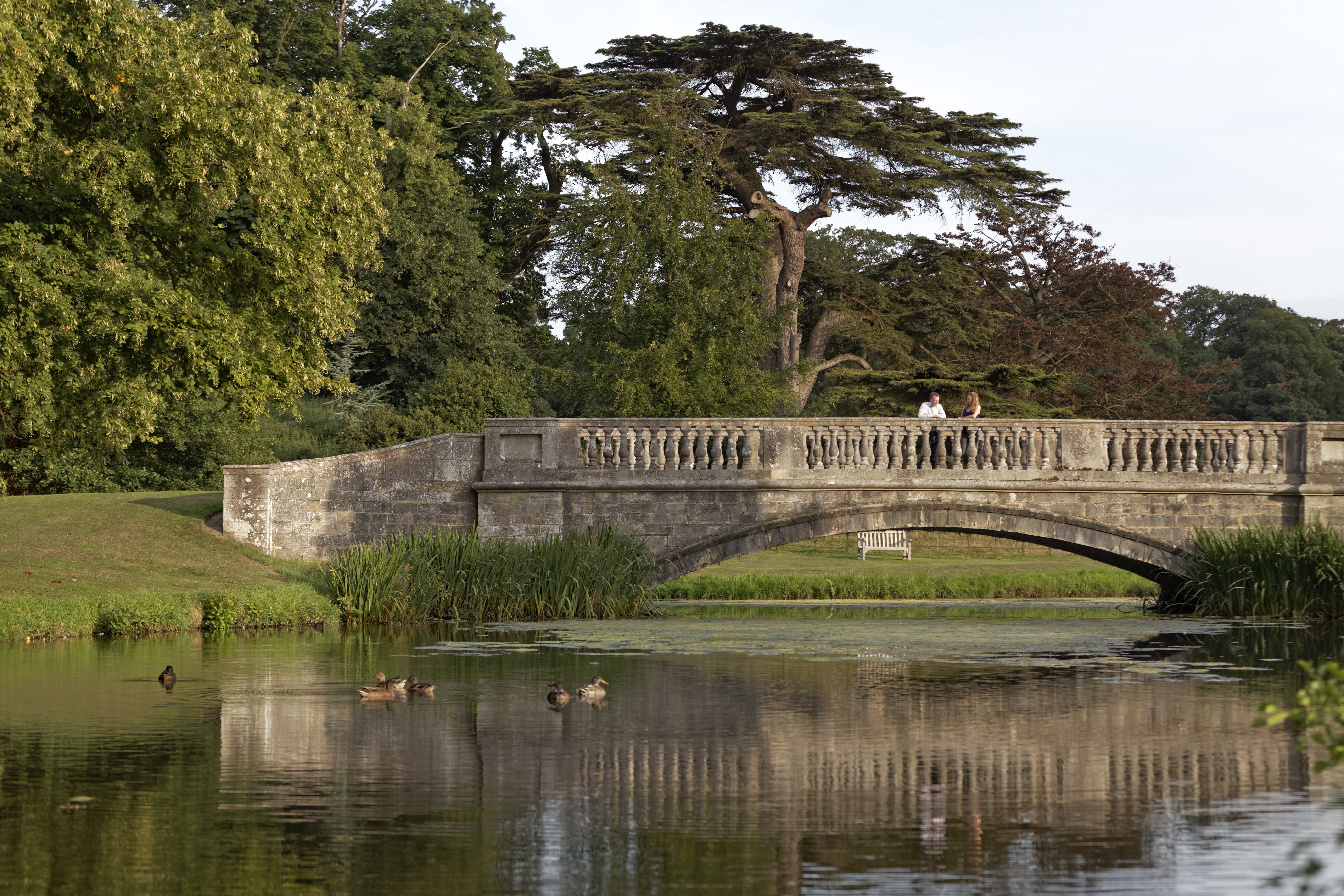 Lake in Country House Hotel National Trust Hartwell House